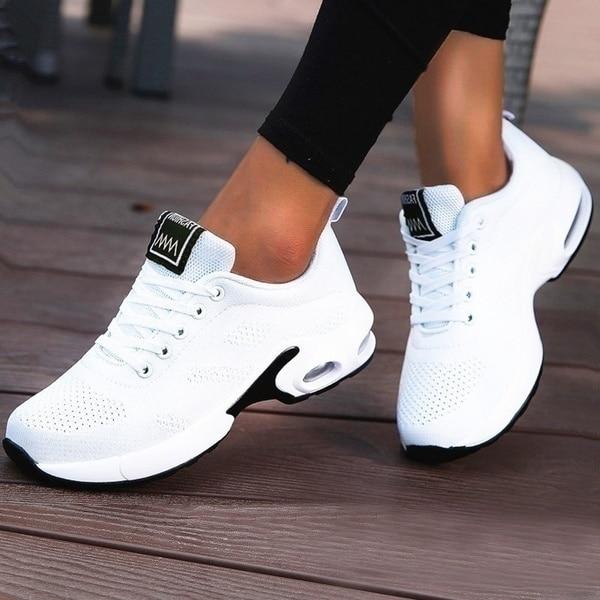 Orthopedische Sneakers Dames met Ademend Materiaal en Uitneembare Binnenzool - ZovaFashion - Schoenen Dames