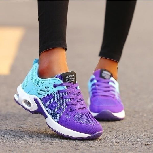 Orthopedische Sneakers Dames met Ademend Materiaal en Uitneembare Binnenzool - ZovaFashion - Schoenen Dames