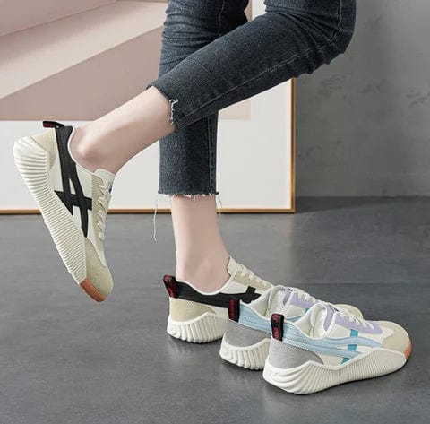 Orthopedische Sneakers Dames met Chunky Zool en Ademend Materiaal - ZovaFashion - Schoenen Dames