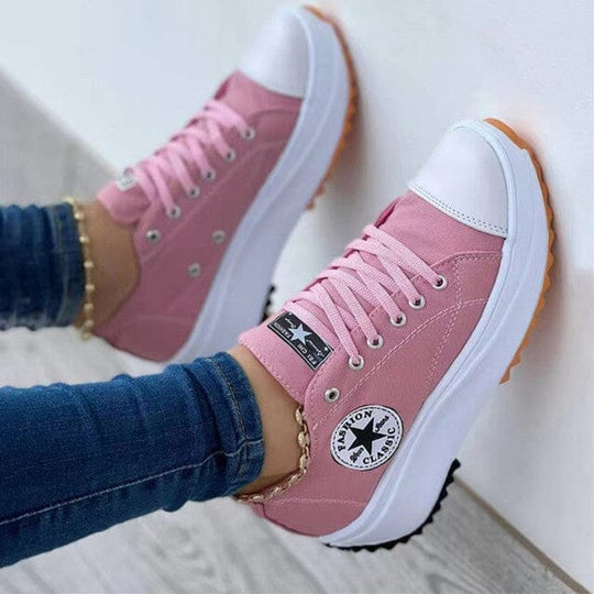 Orthopedische Sneakers Dames met Chunky Zool en Ademend Ontwerp - ZovaFashion - Schoenen Dames