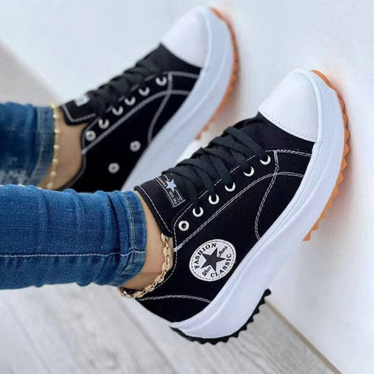 Orthopedische Sneakers Dames met Chunky Zool en Ademend Ontwerp - ZovaFashion - Schoenen Dames