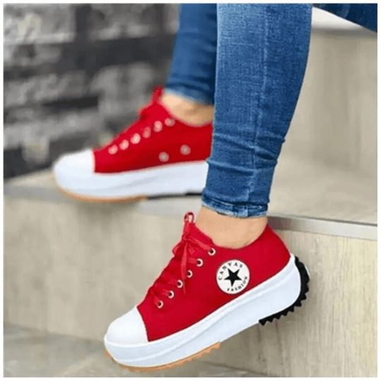 Orthopedische Sneakers Dames met Chunky Zool en Ademend Ontwerp - ZovaFashion - Schoenen Dames