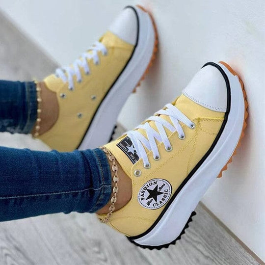Orthopedische Sneakers Dames met Chunky Zool en Ademend Ontwerp - ZovaFashion - Schoenen Dames