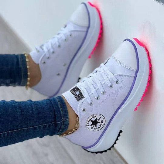 Orthopedische Sneakers Dames met Chunky Zool en Ademend Ontwerp - ZovaFashion - Schoenen Dames