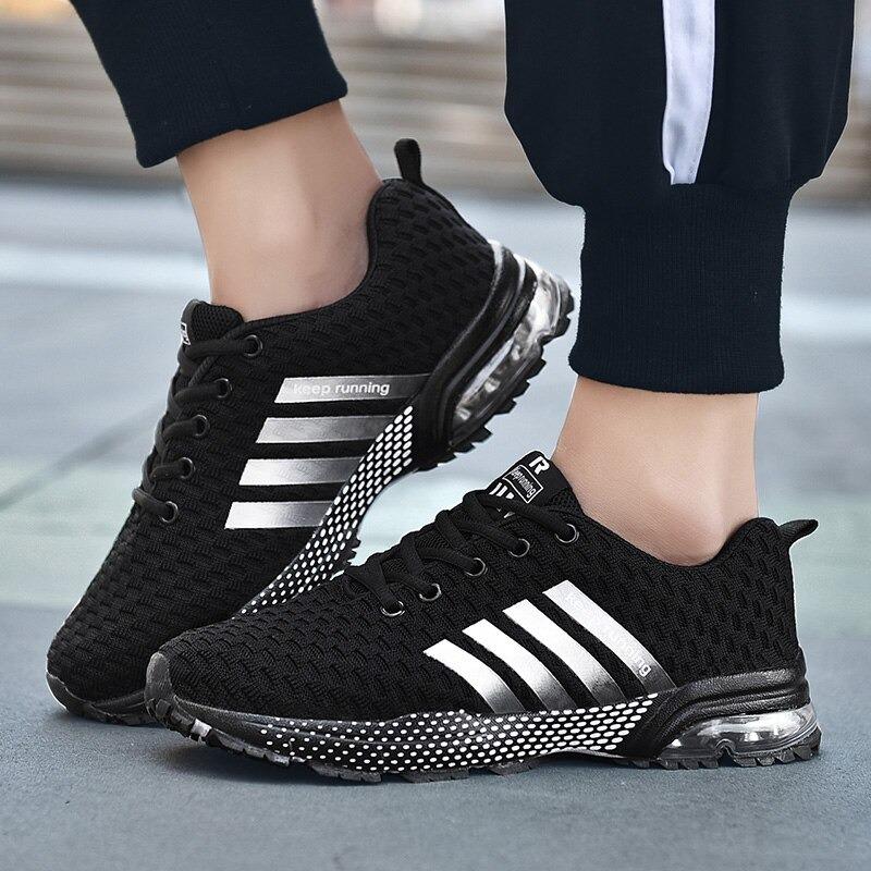 Orthopedische Sneakers Dames met Luchtkussenontwerp en Ronde Neus - ZovaFashion - Schoenen Dames
