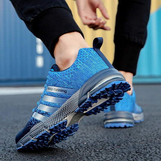 Orthopedische Sneakers Dames met Luchtkussenontwerp en Ronde Neus - ZovaFashion - Schoenen Dames