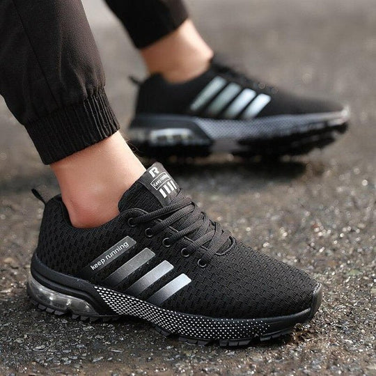 Orthopedische Sneakers Dames met Luchtkussenontwerp en Ronde Neus - ZovaFashion - Schoenen Dames