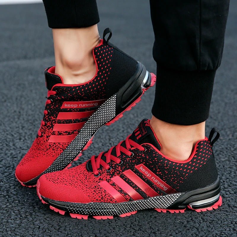 Orthopedische Sneakers Dames met Luchtkussenontwerp en Ronde Neus - ZovaFashion - Schoenen Dames
