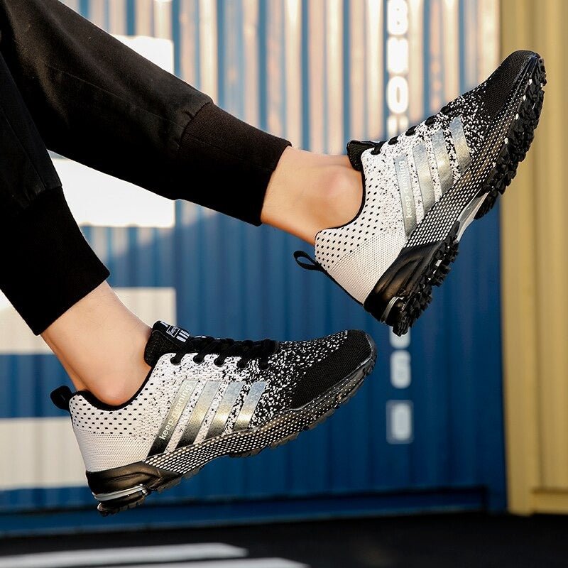 Orthopedische Sneakers Dames met Luchtkussenontwerp en Ronde Neus - ZovaFashion - Schoenen Dames
