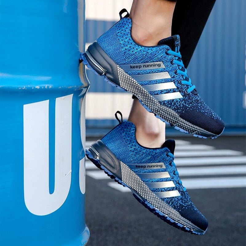 Orthopedische Sneakers Dames met Luchtkussenontwerp en Ronde Neus - ZovaFashion - Schoenen Dames