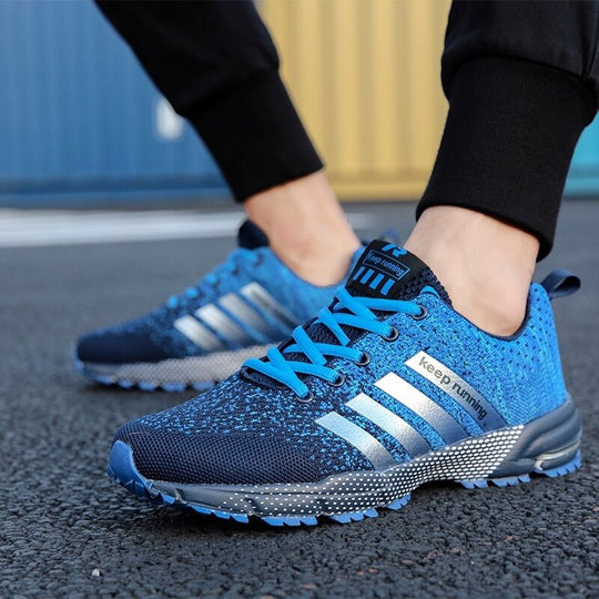 Orthopedische Sneakers Dames met Luchtkussenontwerp en Ronde Neus - ZovaFashion - Schoenen Dames