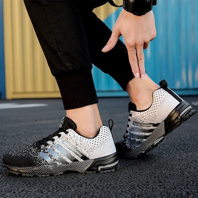 Orthopedische Sneakers Dames met Luchtkussenontwerp en Ronde Neus - ZovaFashion - Schoenen Dames
