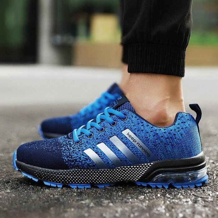 Orthopedische Sneakers Dames met Luchtkussenontwerp en Ronde Neus - ZovaFashion - Schoenen Dames