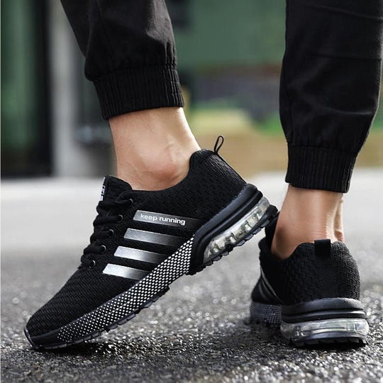 Orthopedische Sneakers Dames met Luchtkussenontwerp en Ronde Neus - ZovaFashion - Schoenen Dames