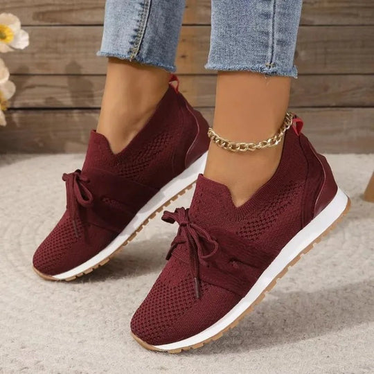 Orthopedische Sneakers Dames van Mesh met Ergonomisch Ontwerp - ZovaFashion - Schoenen Dames