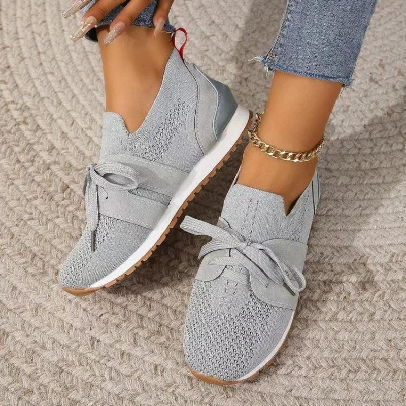 Orthopedische Sneakers Dames van Mesh met Ergonomisch Ontwerp - ZovaFashion - Schoenen Dames