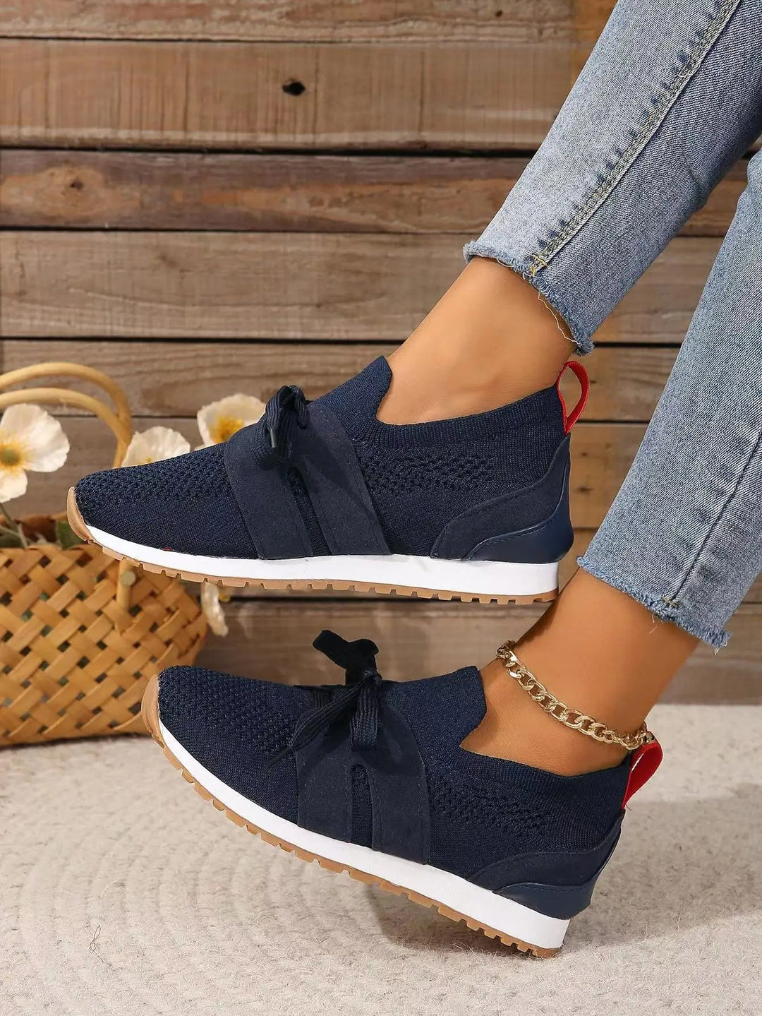 Orthopedische Sneakers Dames van Mesh met Ergonomisch Ontwerp - ZovaFashion - Schoenen Dames