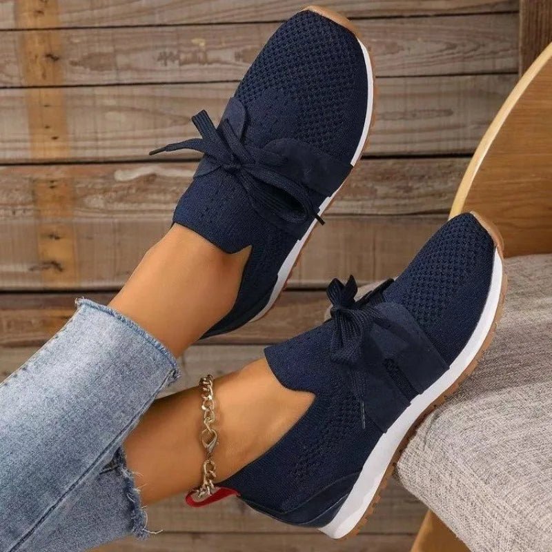 Orthopedische Sneakers Dames van Mesh met Ergonomisch Ontwerp - ZovaFashion - Schoenen Dames
