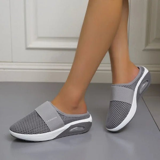 Ortopædische Sneakers Dames van Leer met Chunky Zool - ZovaFashion - Schoenen Dames