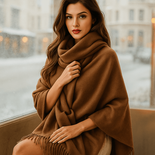 Oversized Sjaal van Kasjmiermix – Zachtheid en Elegantie