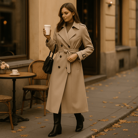 Pavia – Elegante Dames Trenchcoat
