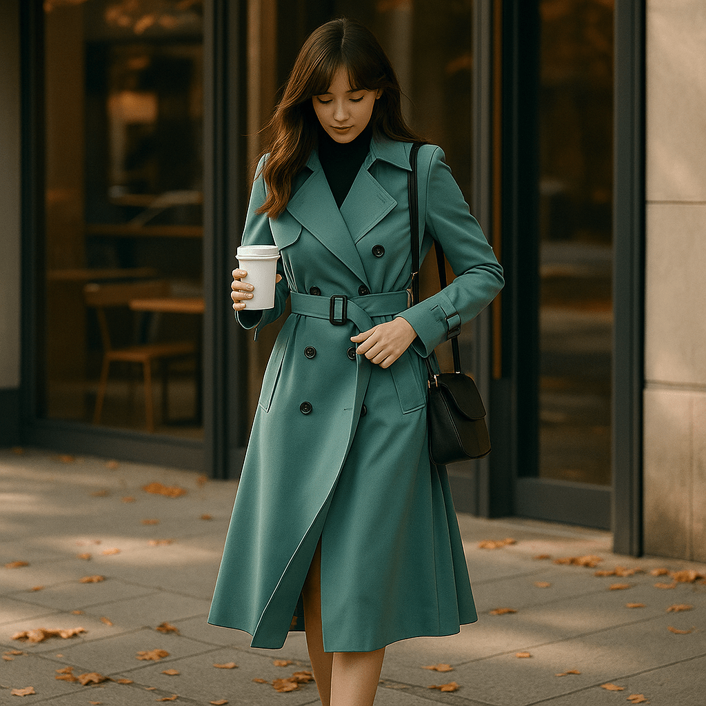 Trenchcoat - Dubbele Sluiting - Klassieke Stijl