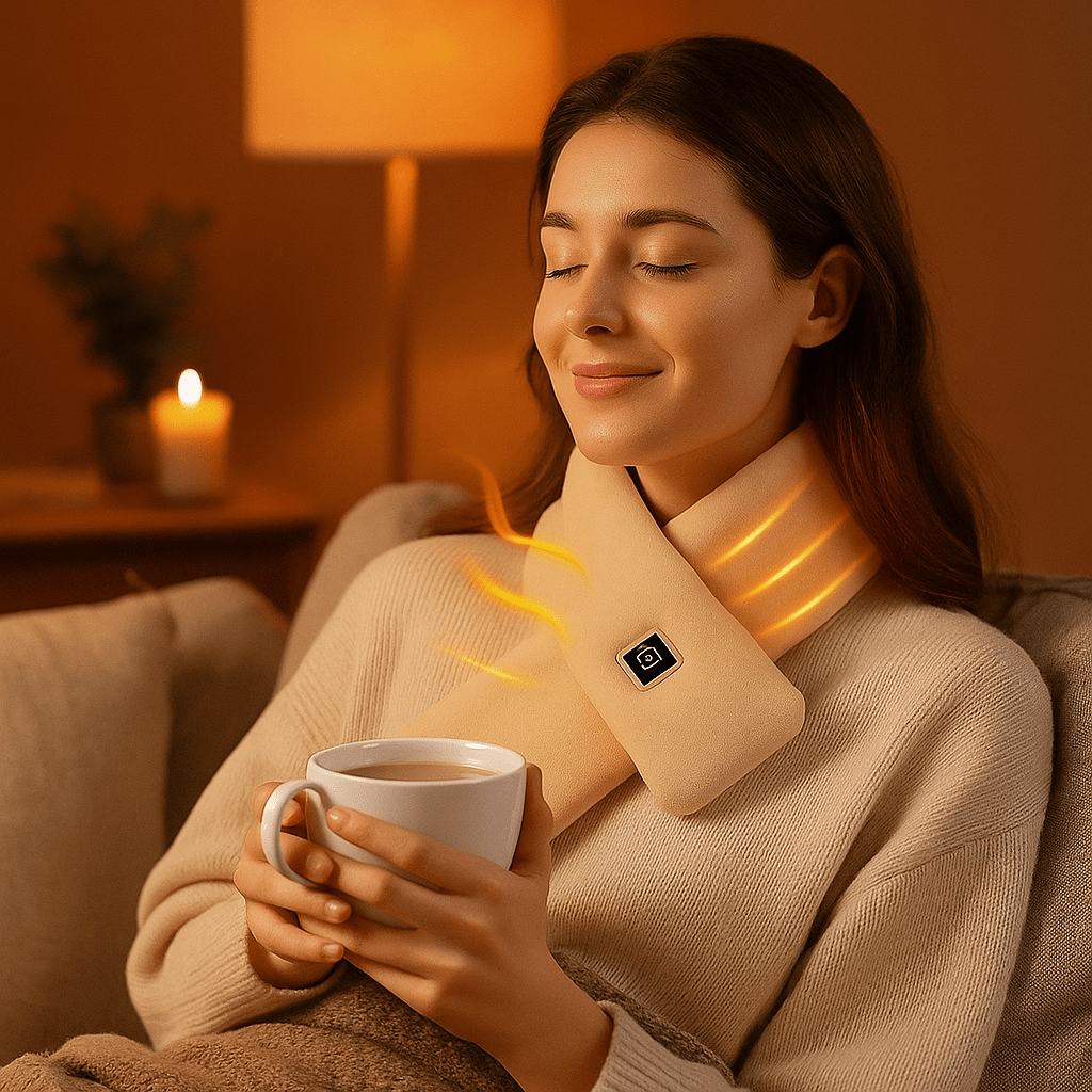 Verwarmde Elektrische Sjaal Winter 3 Temperatuurinstellingen