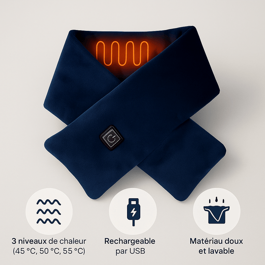 Verwarmde Elektrische Sjaal Winter 3 Temperatuurinstellingen