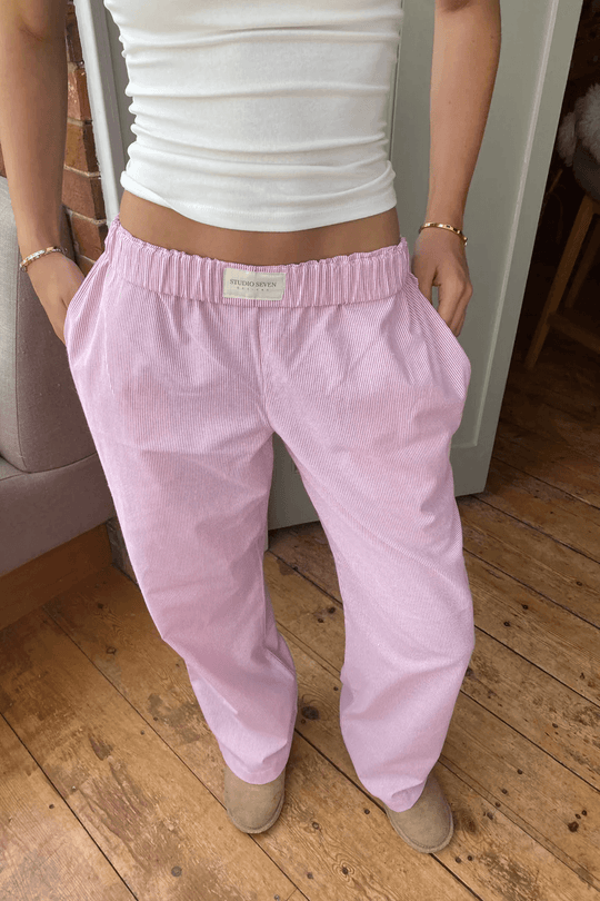Relaxed Fit Pantalon Dames van Zachte en Lichtgewicht Stof met Elastische Tailleband - ZovaFashion - Lange Broek Dames