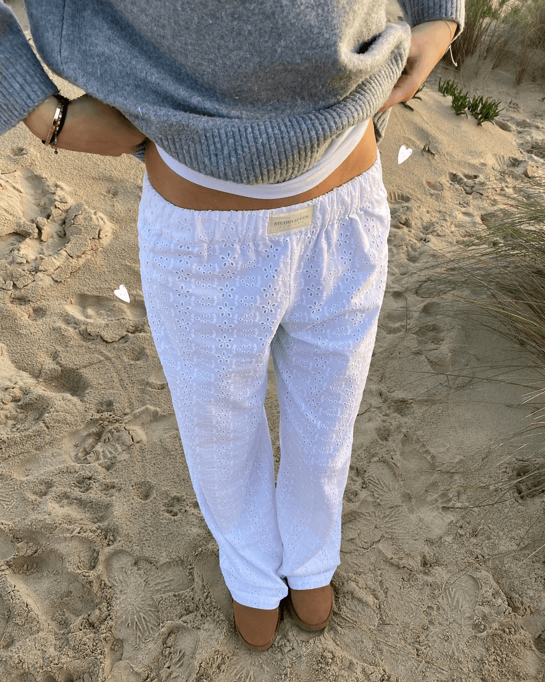Relaxed Fit Pantalon Dames van Zachte en Lichtgewicht Stof met Elastische Tailleband - ZovaFashion - Lange Broek Dames