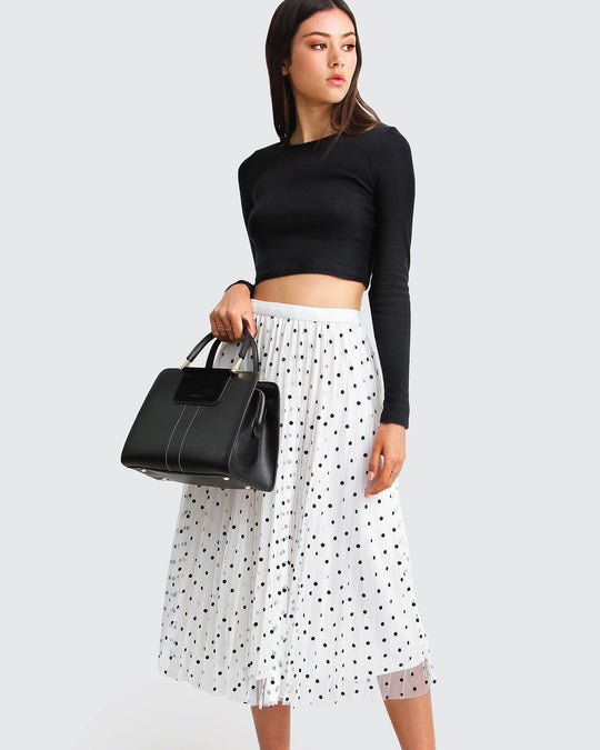Reversible Midi Zomerrok Dames met Elastische Tailleband - Zova - Fashion