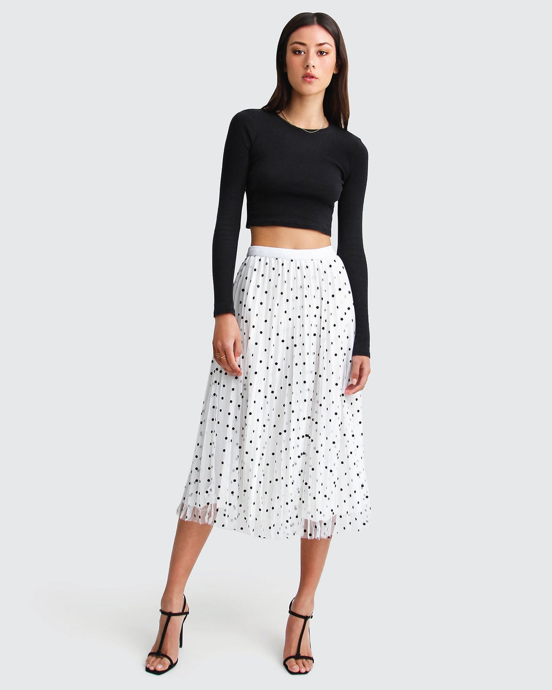 Reversible Midi Zomerrok Dames met Elastische Tailleband - Zova - Fashion