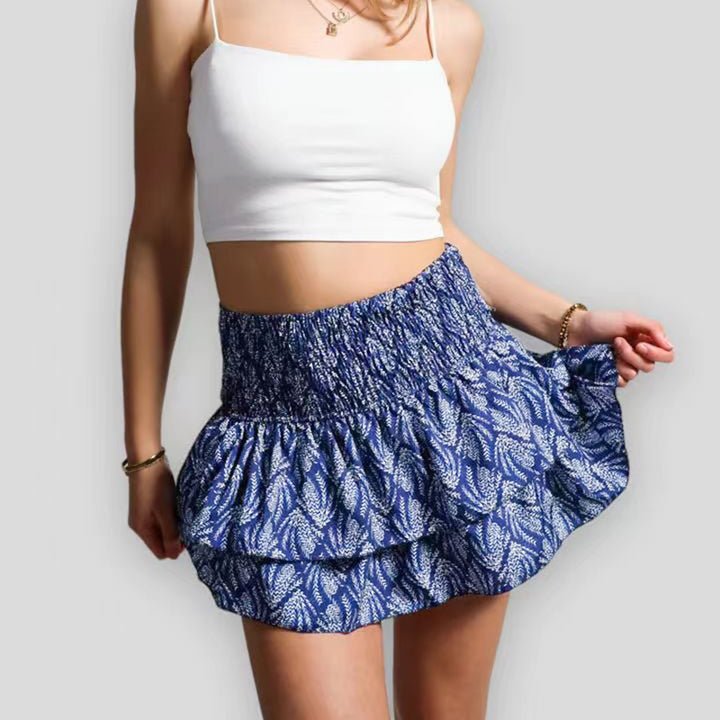 Rose Zomerrok Dames van Ademend Materiaal met Geïntegreerd Broekje - Stijlvol Mini Rokje voor de Zomer - Zova - Fashion
