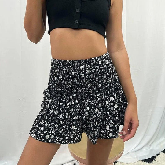 Rose Zomerrok Dames van Ademend Materiaal met Geïntegreerd Broekje - Stijlvol Mini Rokje voor de Zomer - Zova - Fashion