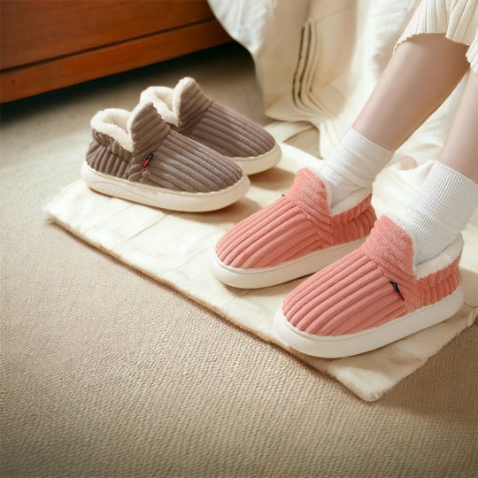 Sneakers Dames met Fluffy Fleece Voering en Zachte Dempende Zool - ZovaFashion - Schoenen Dames