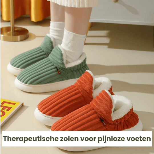 Sneakers Dames met Fluffy Fleece Voering en Zachte Dempende Zool - ZovaFashion - Schoenen Dames