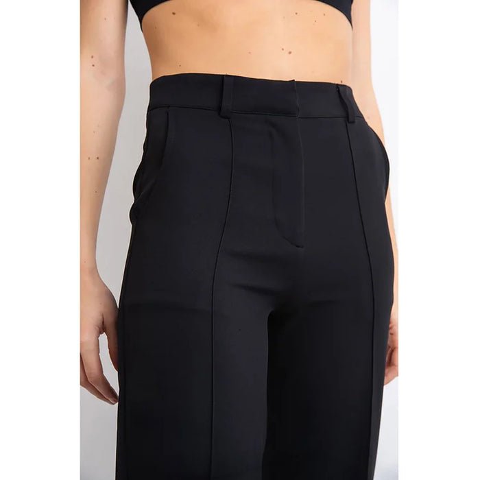 Spijkerbroek Dames van Katoen met Hoge Taille en Rechte Pijpen - Perfect voor Elke Dag - ZovaFashion - Spijkerbroek Dames