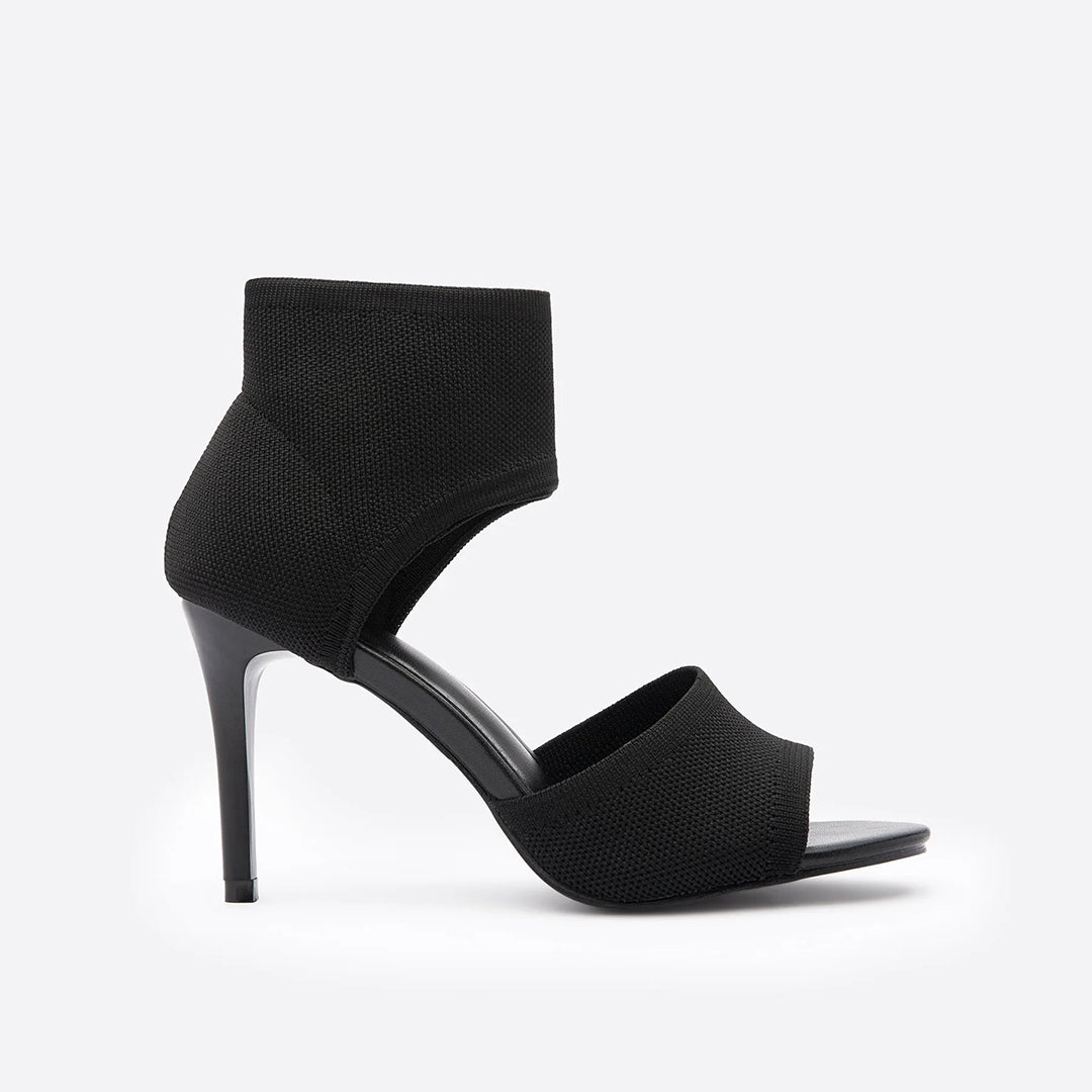 Stiletto Sandalen Dames van Imitatieleer met Open Teen - ZovaFashion - Sandalen Dames