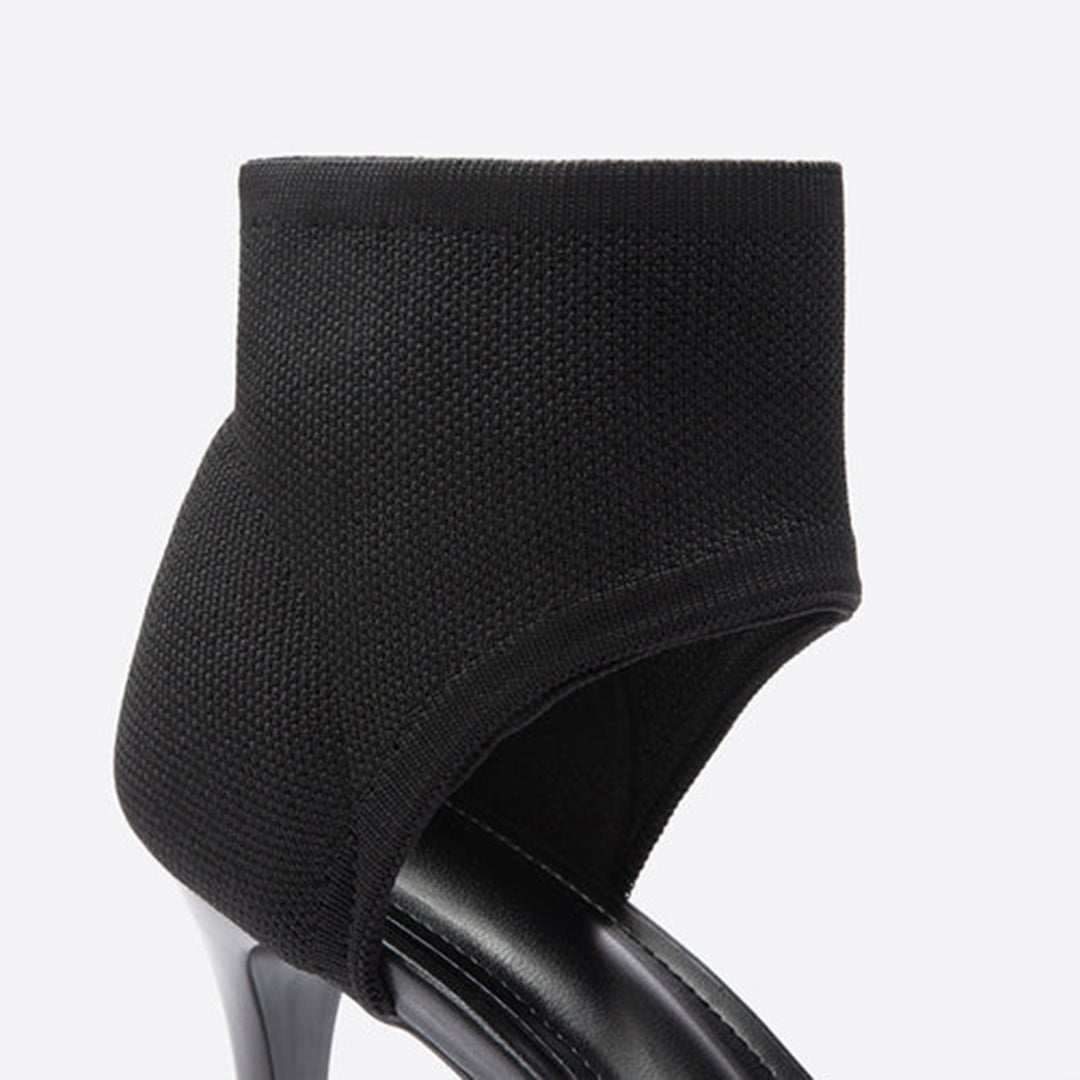 Stiletto Sandalen Dames van Imitatieleer met Open Teen - ZovaFashion - Sandalen Dames
