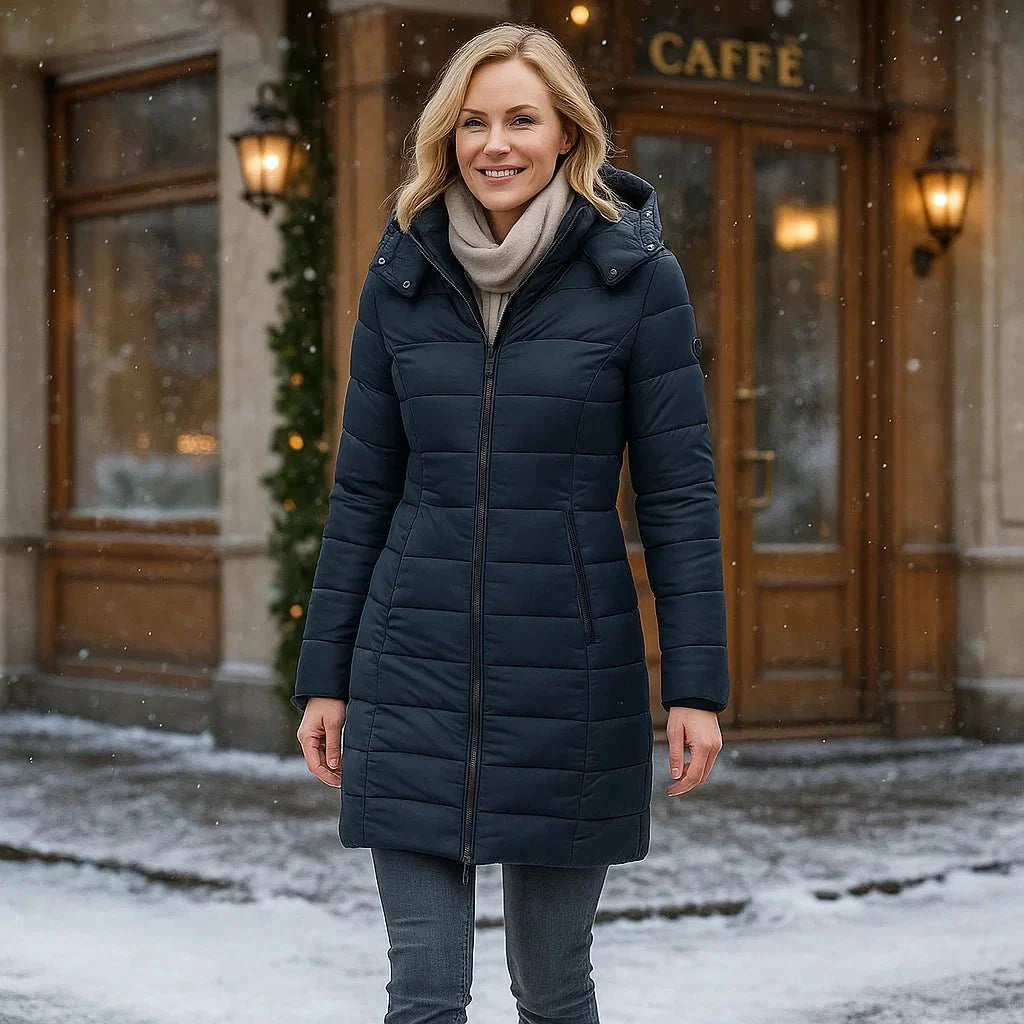 Stilla - Lange Jas met Capuchon - Zachte Voering - Modieus Comfort