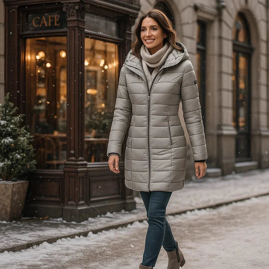 Stilla - Lange Jas met Capuchon - Zachte Voering - Modieus Comfort