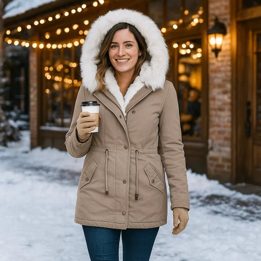Stilla Elegante Winterjas - Capuchon - Knopen - Warm - Stijlvol