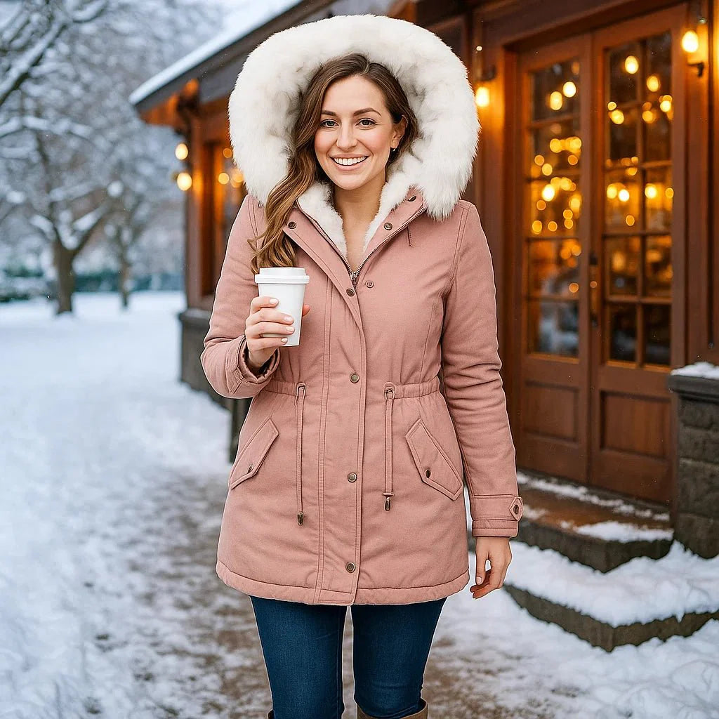 Stilla Elegante Winterjas - Capuchon - Knopen - Warm - Stijlvol