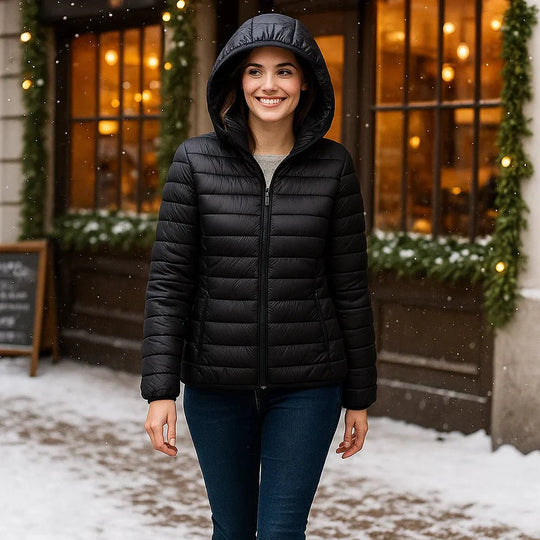 Stilla Ultralichte Donsjack met Capuchon