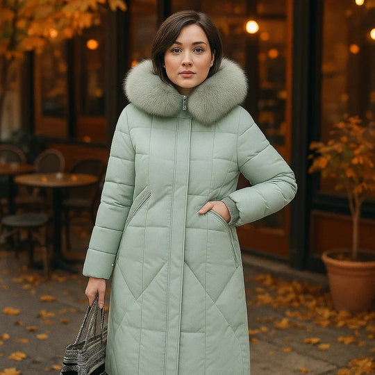 Stijlvolle Winterjas met Bontkap