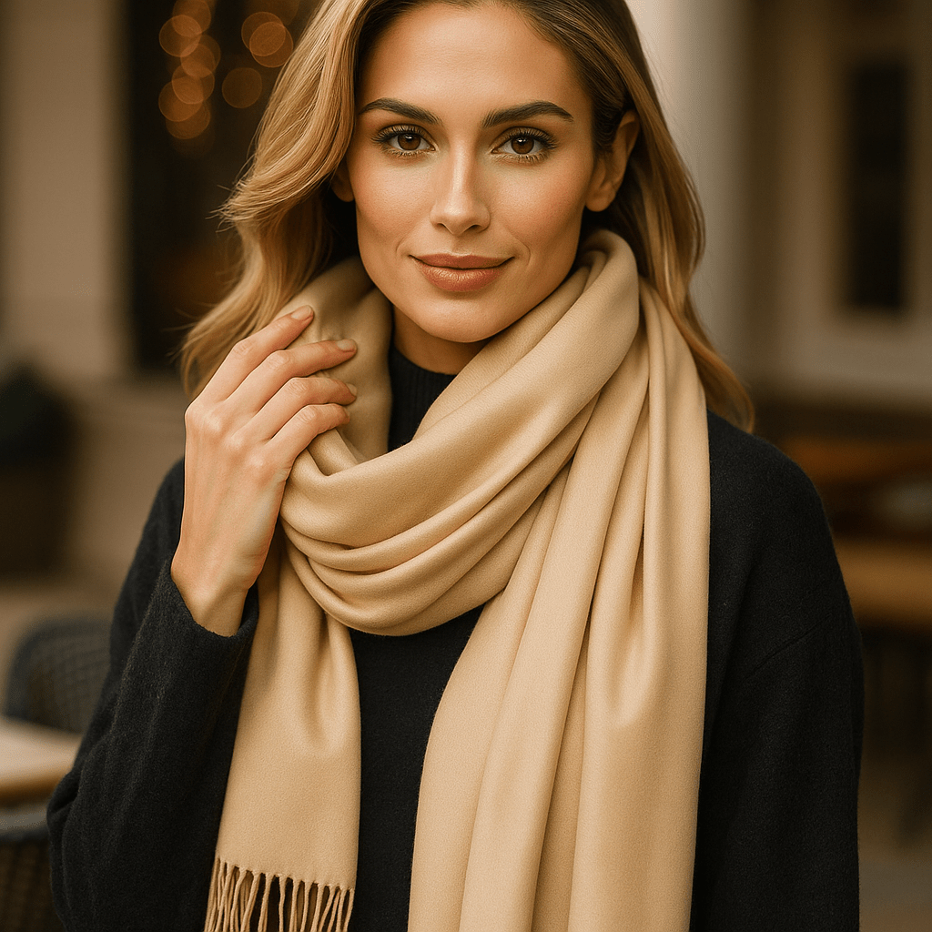 Trendy Dames Pashmina Sjaal – Elegante Luxe Zachtheid
