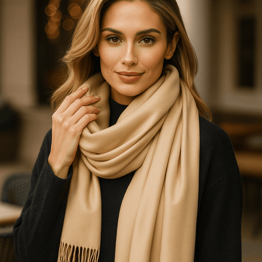 Trendy Dames Pashmina Sjaal – Elegante Luxe Zachtheid