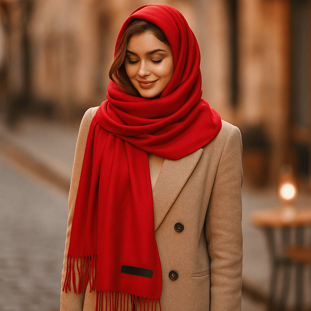 Kasjmier Sjaal voor Dames – Lang, Zacht en Elegant voor de Winter