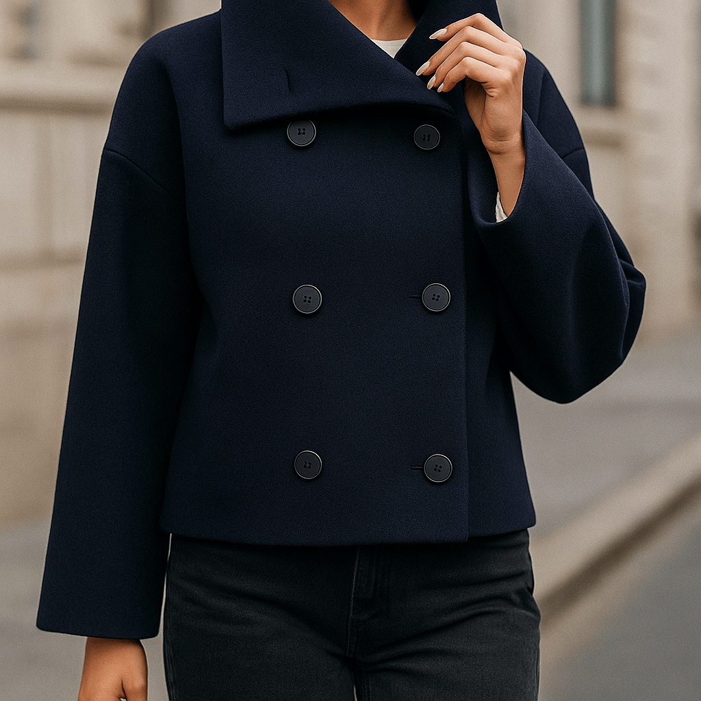 Valery - Elegante Korte Jas - Dubbelzijdige Sluiting - Dames