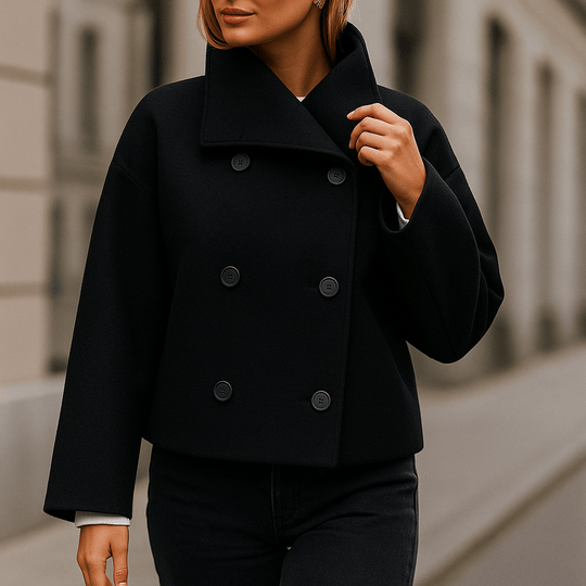 Valery - Elegante Korte Jas - Dubbelzijdige Sluiting - Dames